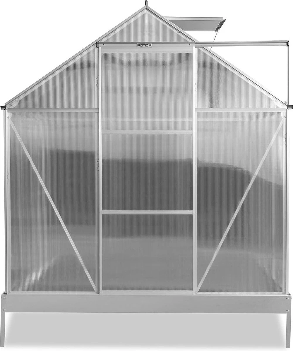 FUXTEC Tuinkas 5,9m² - Broeikas - Kweekkas - Hobbykas - Aluminium/holle Kamerplaat - FX-GWH159 - Afbeelding 10