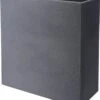 4gardenz® Stone Rechthoekige Bloembak Voor Buiten - 60x60x26cm - Lichtgrijs