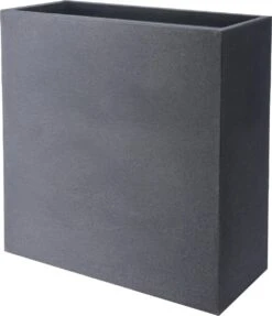 4gardenz® Stone Rechthoekige Bloembak Voor Buiten - 60x60x26cm - Lichtgrijs