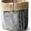 Sizo Waterdichte Plantenzak Van Jute 30 Cm Grijs