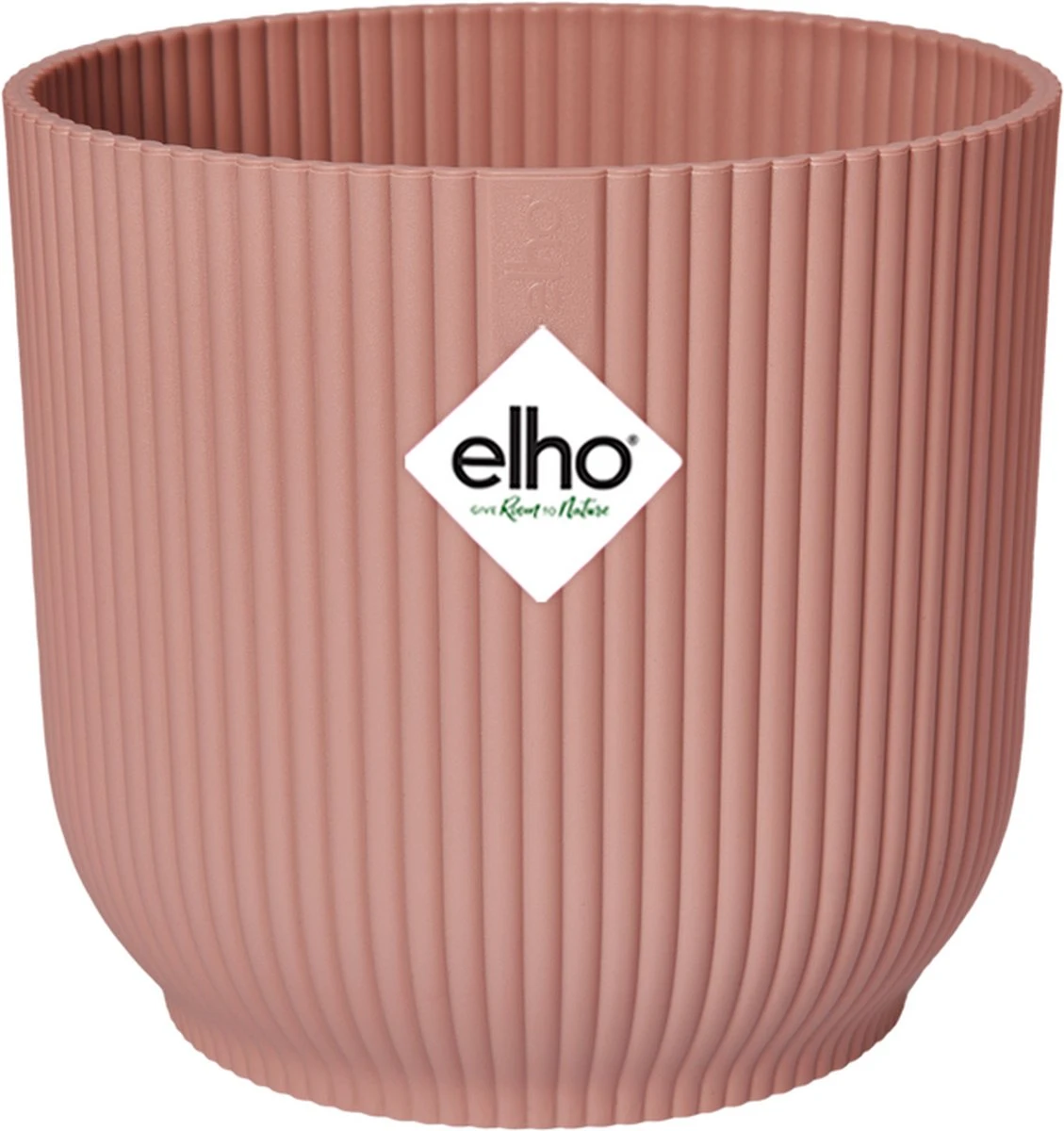 Elho Vibes Fold Rond Wielen 35 - Bloempot Voor Binnen - Ø 34.9 X H 32.4 Cm - Delicaat Roze - Afbeelding 8