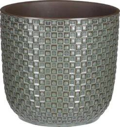 Mica Decorations Daan Bloempot - H17,5 X Ø19 Cm - Groen