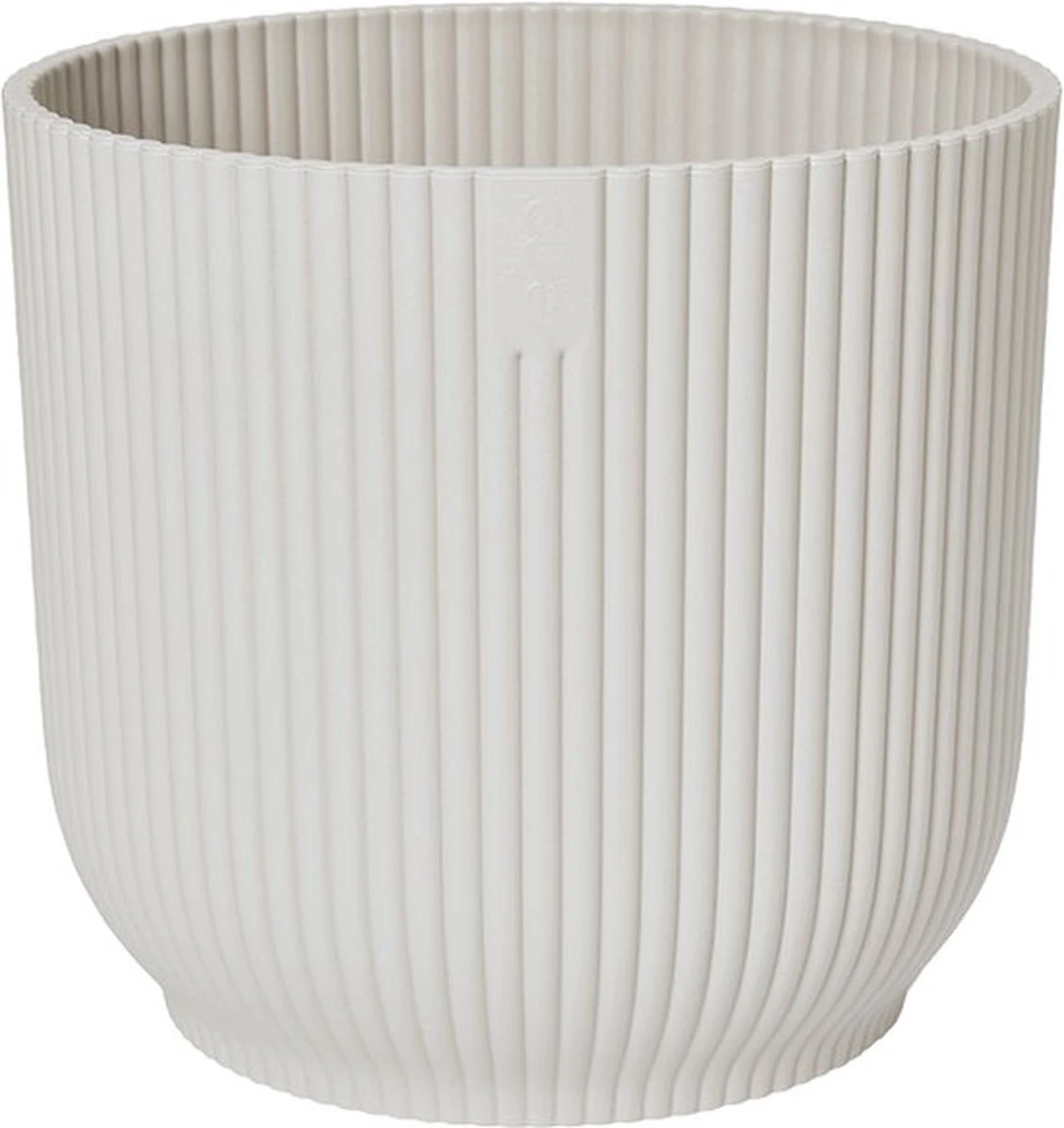 Elho Vibes Fold Rond Wielen 35 - Bloempot Voor Binnen - Ø 34.9 X H 32.4 Cm - Zijdewit - Afbeelding 6