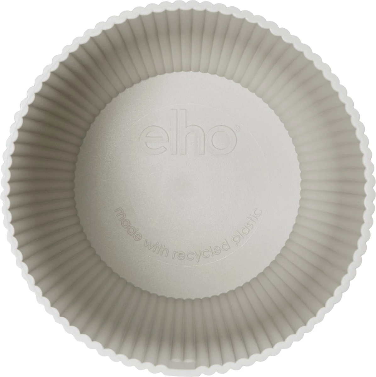 Elho Vibes Fold Rond 30 - Bloempot Voor Binnen - Ø 29.5 X H 27.2 Cm - Zijdewit - Afbeelding 11