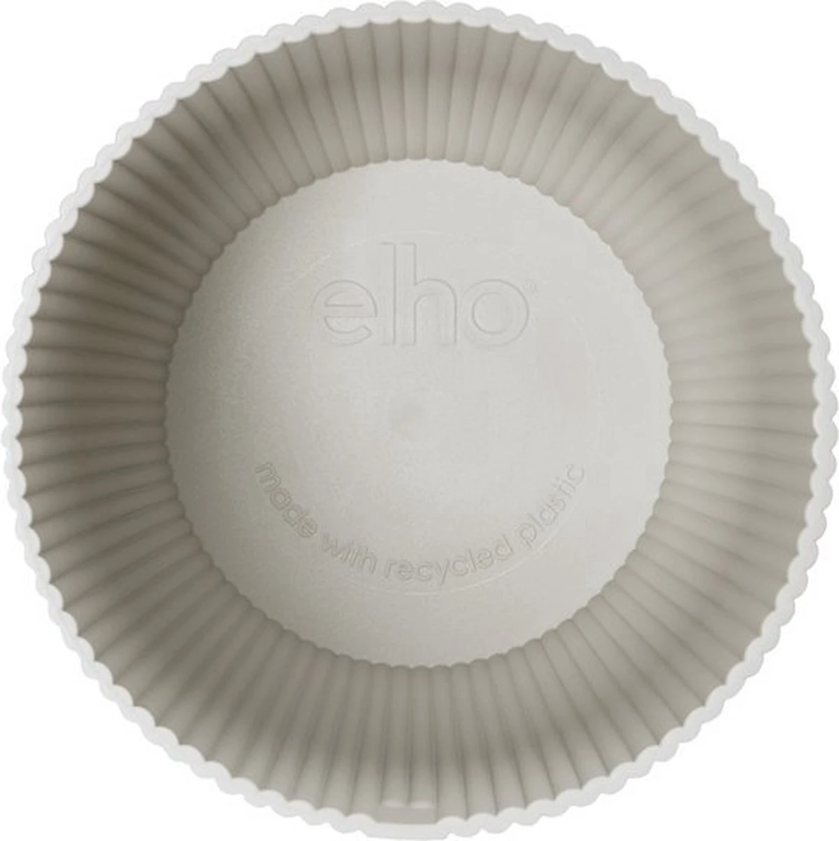 Elho Vibes Fold Rond 30 - Bloempot Voor Binnen - Ø 29.5 X H 27.2 Cm - Zijdewit - Afbeelding 7