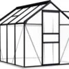 VidaXL Broeikas Met Basisframe 4,75 M² Aluminium Antracietkleurig