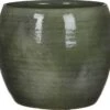 Mica Decorations Lester Bloempot - H18 X Ø20 Cm - Terracotta - Groen
