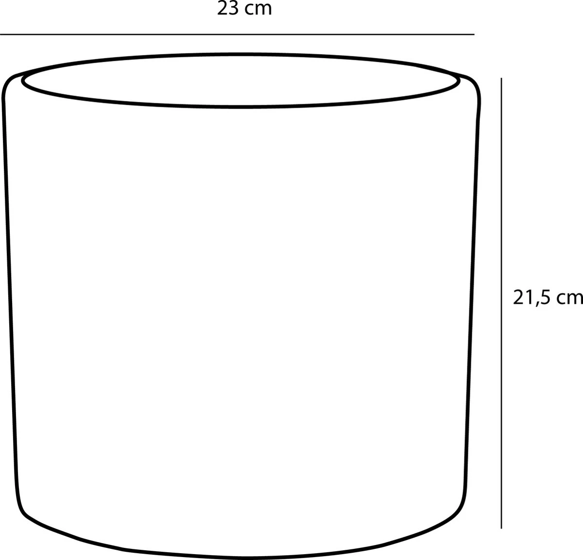 Mica Decorations Era Bloempot - H21,5 X Ø23 Cm - Reliëf - Goud - Afbeelding 2