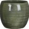 Mica Decorations Lester Bloempot - H22 X Ø24 Cm - Terracotta - Groen