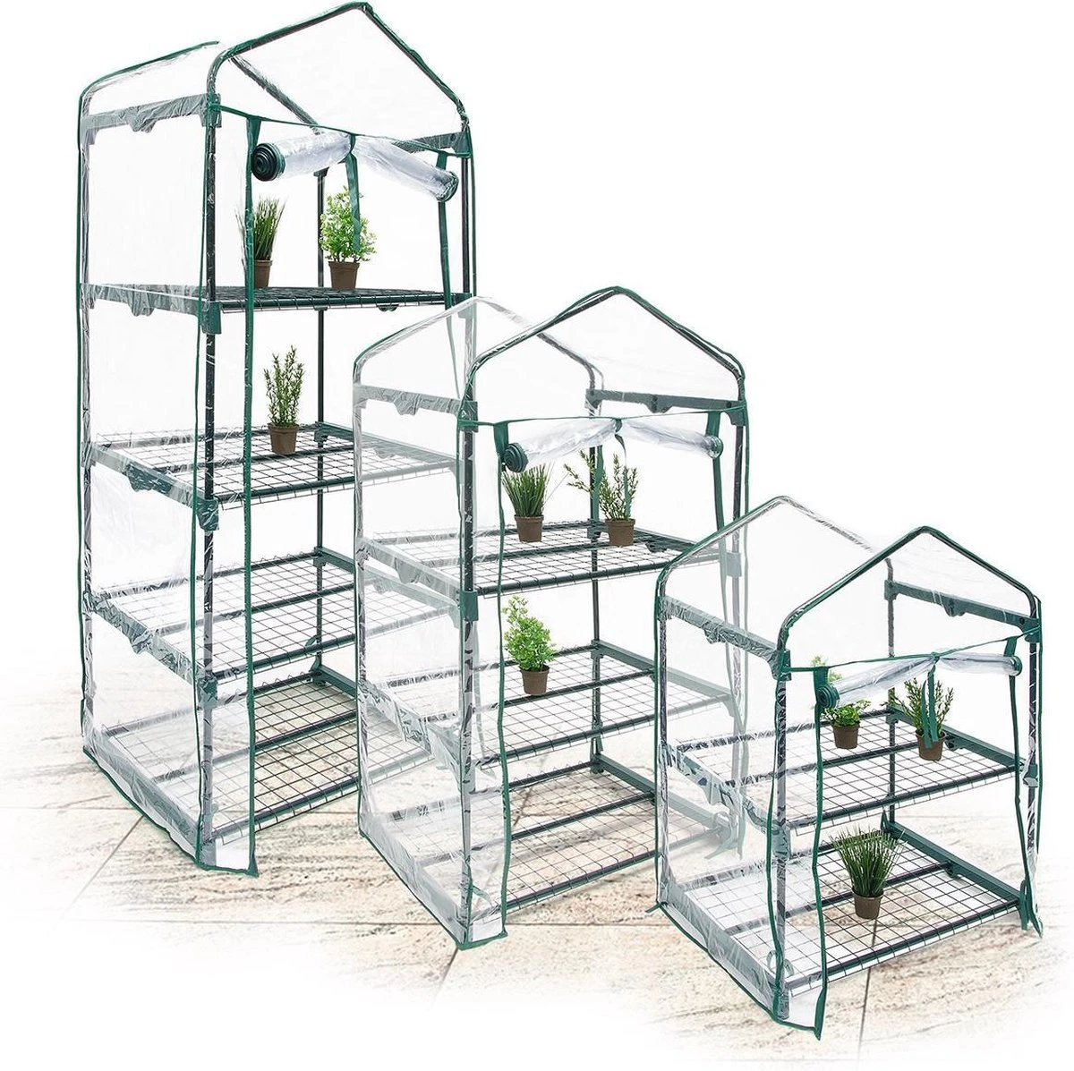 Relaxdays Tuinkas - Foliekas Balkon - Broeikas - Kweekkas - Verkrijgbaar In 3 Afmetingen - 4 - Afbeelding 7