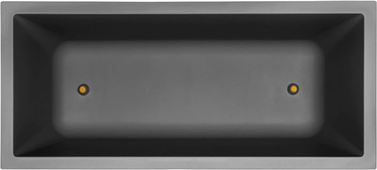 Elho Vivo Matt Finish Lang Wielen 90 - Grote Staande Plantenbak Voor Binnen & Buiten - Gemaakt Van Gereycled Plastic - L 39 X W 88 X H 41 Cm - Zwart - Afbeelding 3