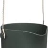 Elho B.for Swing 18 Hangpot - Bloempot Voor Binnen - Ø 18.0 X H 16.5 Cm - Groen/Blad Groen