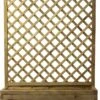 Bloembak Met Trellis | 120x40x170 Cm | Grenen | Geïmpregneerd